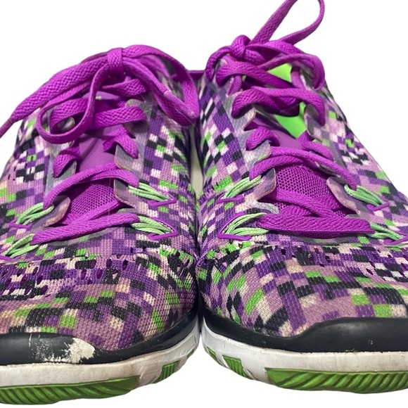 Nike Free TR Fit 5 Womens Sz 8 Running Shoe Purple / Black / Green Lightweight - Picture 7 of 15